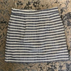 J. crew striped skirt